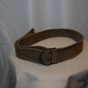 Men's Green Cloth Belt